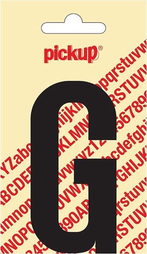 Pickup Plakletter Nobel 90 mm Zwart G