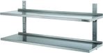 Casselin - Professionele Wandschap - Wandplank - Muurplank - Horeca - Set van 2 roestvrijstalen wandplanken 600 mm. x 355 mm.
