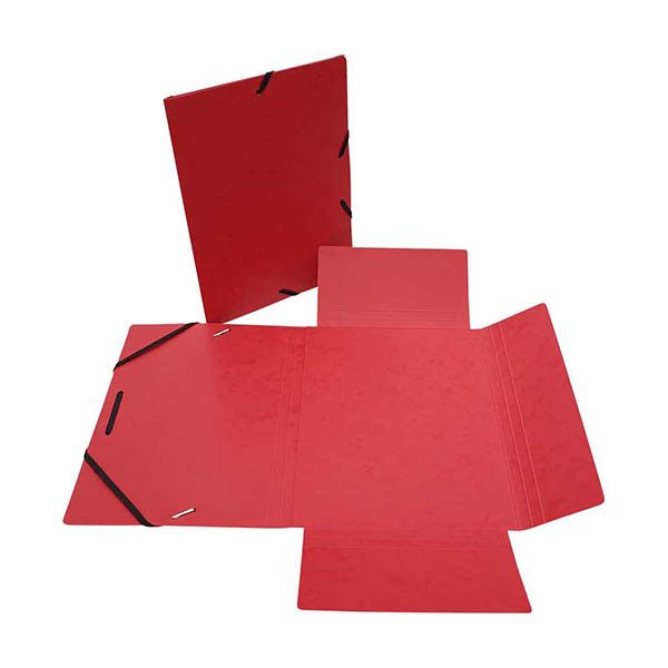 Bronyl Elastomap Glanskarton Rood A5