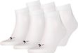 Puma 6-Paar Sneaker sokken met zachte badstof zool - Ademend mesh gedeelte - Elastisch katoen- Wit - Zwart - Grijs - 38