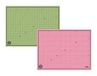 Alfa A6082 omkeerbare snijbasis, groen/roze, 420 mm