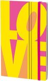 Stifflexible Notitieboek Fluo Love A5 Geel