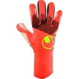 Uhlsport Keepershandschoenen FM ZNE Ultragrip HN - Fluo Rood/Wit/Fluo Geel - Maat 7.5