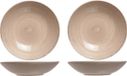 Cosy & Trendy Turbolino Diep bord - 4 stuks - Bruin - 21 cm