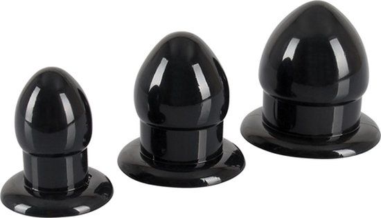 You2Toys - Anal Training Set - 3-Piece - Black - Waterproof - ABS