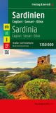 Sardegna KOMPASS Karten Sardinia Road and Leisure Map 1:150.000