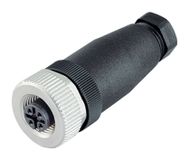 BINDER 99-0486-12-08 Kabelconnector M12 Vrouwelijk IP67 30V 2A Polyamide Goud 26,77g Duitsland