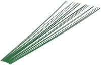 HBX Natural Living Binddraad/wikkeldraad - 20x st - groen - 400 mm x 0,9 mm - hobbydraad/bloemendraad