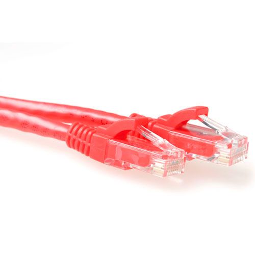 ACT IS8502 - Patchkabel - RJ-45 naar RJ-45 - 2m - Cat6 - Rood