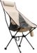 Chaise de camping - Chaise de plage - Chaise de pêche - Léger - Poids de charge 150 kg - Sac de transport inclus - Chaise d'extérieur - Chaise de camping avec porte-gobelet - Chaise de jardin pliable - Robuste - 105cm de haut