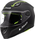 LS2 FF812 Kid Solid Mat Zwart Kinder Integraalhelm - Helm