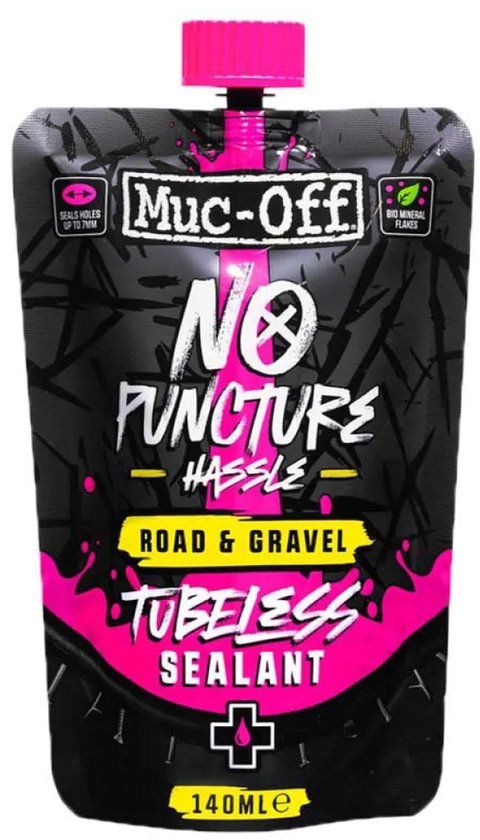 Muc-Off No Puncture Hassle - Tubeless Sealant - Race en Gravel - 140ml