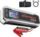 WOLFBOX 3000 A Starthilfe, 12 V Autobatterie-Starthilfe mit 65 W Schnellladegerät, LED-Display, 59,2 Wh tragbare Starthilfe-Batterie (8 L Benzin 6 L Dieselmotor) mit Booster, LED-Licht, Überbrückungskabel