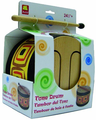 Bsm Halilit Eveil Houten trommel met gleuf - 7290006631749