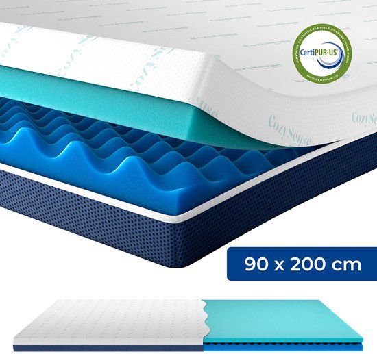 CozySense DualFeel Topper Matras 90x200 cm