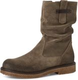 Tamaris - Dames - Enkellaarzen - Groen - Leer - 37
