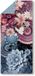 HIP Serviette de yoga/voyage 75x180 cm - Impression mandala et fleurs - Multi