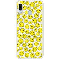 Samsung Bedrukt siliconen hoesje compatibel met Galaxy A20 Smiley