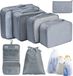 Unyqoos Blocs d'emballage 10 pièces sacs d'organisation de voyage