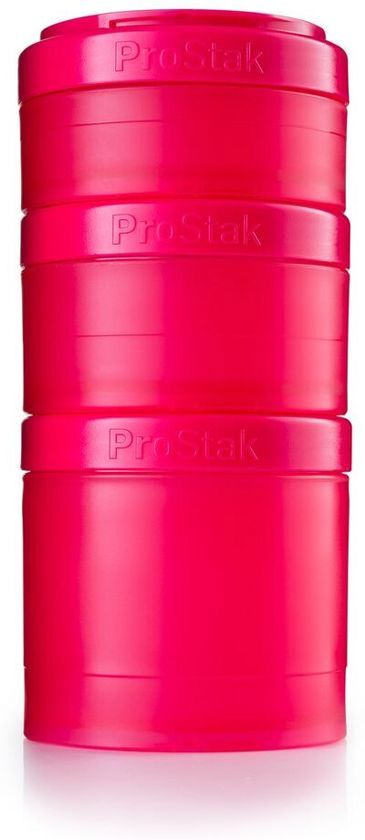 BlenderBottle â„¢ EXPANSION PAK Fashion Roze - 3 Opbergbakjes voor Pro Stak - Full Colour - 100ml/150ml/250ml