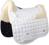 Premier Equine Capella CC Merino Wool Dressage Zadeldekje Wit Full