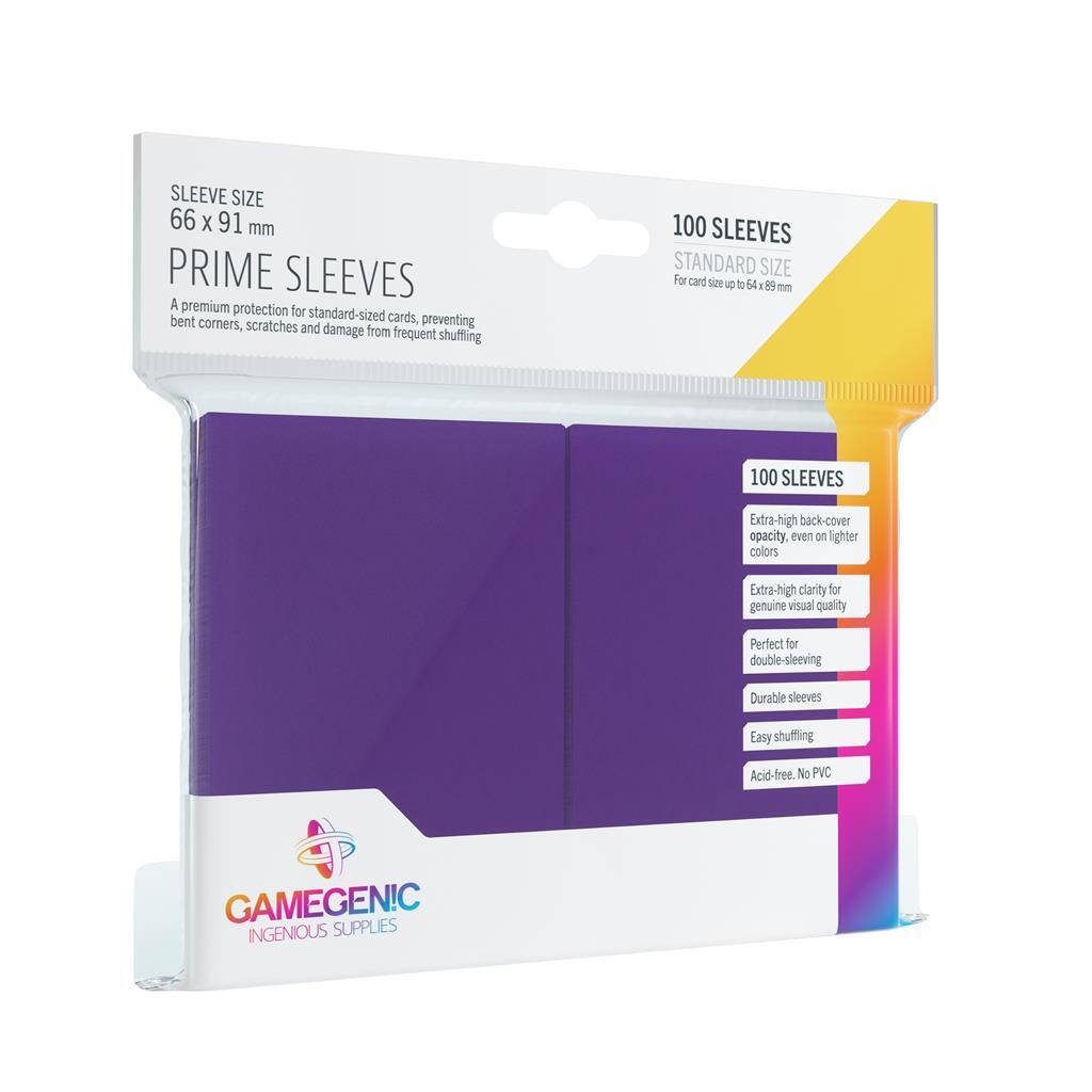 GameGenic Prime Sleeves 66x91mm Paars (100 stuks)