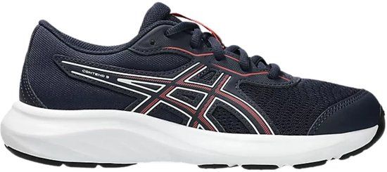 Asics Contend 9 GS Blauw Unisex Hardlopen Kinderen Maat 37.5