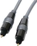 PureLink Toslink 6.0mm 10m audio kabel Zilver