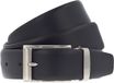 Vanzetti Leren Riem Dresscode: Business 35mm Cambered Belt W110 Black Zwart