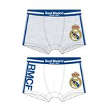 CERDÁ LIFE'S LITTLE MOMENTS Real Madrid Boxershorts voor kinderen, single jersey, 2 stuks, officieel kinderondergoed, boxershorts met exclusief design, boxershort voor jongens (2 stuks), Meerkleurig