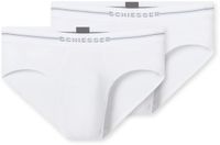 Schiesser 2PACK Rio-Slip Cotton Flex Heren Onderbroek Wit