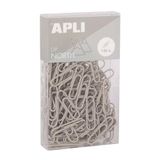 APLI Upnorth Bureauklemmen, 19978, metaal, 28 mm, verpakking met 140 stuks, grijs, minimalistisch design