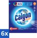 Calgon 6 x Nettoyant pour machine à laver - Contre le calcaire / la corrosion / les résidus de détergent / les odeurs - 67 lavages