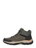 Skechers Santoro Hopkins Wandellaarzen voor heren, Synthetisch mesh van olijfleer, 42 EU