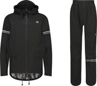 AGU Original Regenpak Essential - Zwart - XL - Unisex - Waterdicht & Ademend
