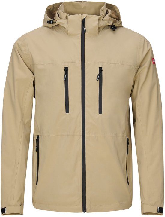 Nordberg Dan Waterproof Jacket voor Heren - Seneca Rock/Crème - Maat XL