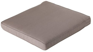 Madison loungekussen Panama 60 x 60 x 8 cm polykatoen taupe