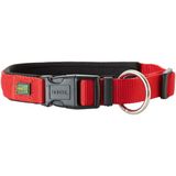 Hunter Vario Plus Hondenhalsband - Rood/Zwart