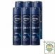 NIVEA MEN Deospray Deep Beat - 150 ml - 6 Pièces