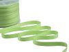 Furlanis - Dubbel satijnen lint, Italiaanse stof - appelgroen, 10 mm x 25 m