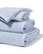 HEMA Serviettes de bain - Qualité épaisse diagonale bleu glacier