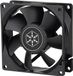SilverStone FN80 - Ventilatorhuis - 120mm - 27.8 cfm - 2000 omw - 22.9 dBA (min.) - 3-pin - zwart