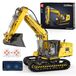 Mould King Technik Baggerset, 13112S, modèle de pelle high-tech avec blocs de construction, modèle de camion à chenilles, convient aux jeunes à partir de 14 ans (2169 pièces) – Jaune 3