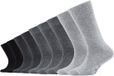 s.Oliver Sokken Kinderen Katoenmix Stretch Gestreept Grijs 9 Stuks