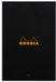 Rhodia 190009C schrijfblok & schrift A4+ 80 vel Zwart