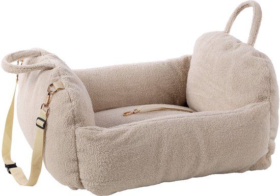 AUTOSTOEL Flamingo Autostoel Clifford Beige – 60x60x33cm