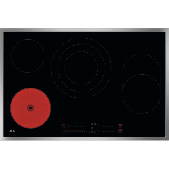 AEG OHI84A07XB Inbouw Kookplaat Inductie 4 Zones Zwart Touchbediening