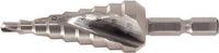 KS TOOLS 1/4" HSS Stappenboor-bit, Ø 4-30mm, 14 stappen