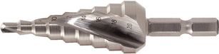 KS TOOLS 1/4" HSS Stappenboor-bit, Ø 4-30mm, 14 stappen
