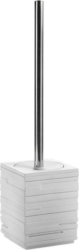 Sapho Quadrotto - Toiletborstelhouder - Vrijstaand - Wit